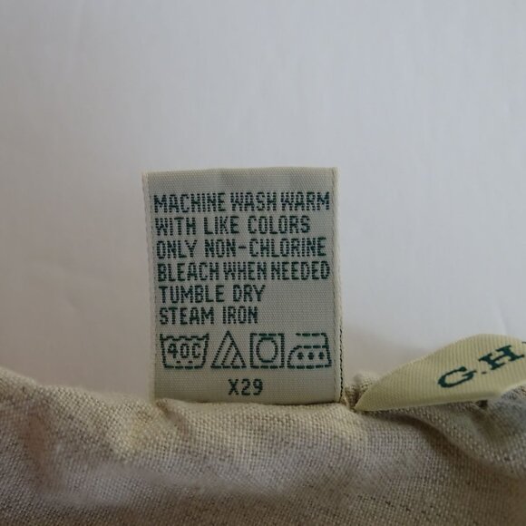 G.H. Bass Linen Blend Cargo Shorts Women Size S Tan Pull-on Elastic Waist FLAW - Picture 6 of 11